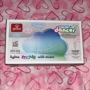 Globe Color Dancer Lights Move With Music Remote Control Rechargeable